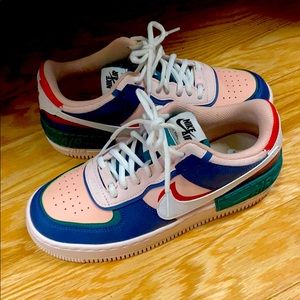 Size 8 Nike Airforce 1 Shadow Colorblock